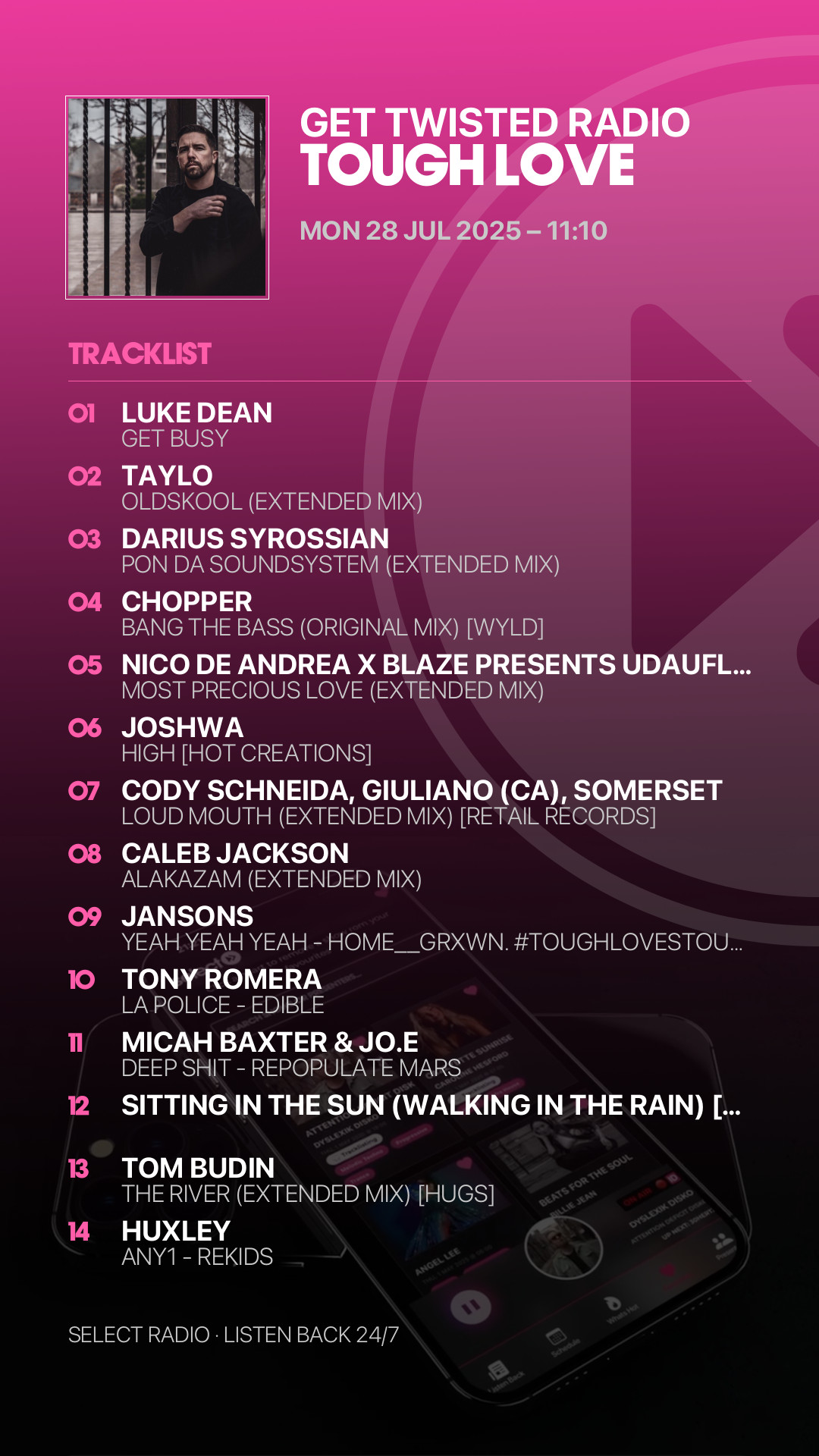 Tracklist Story Preview