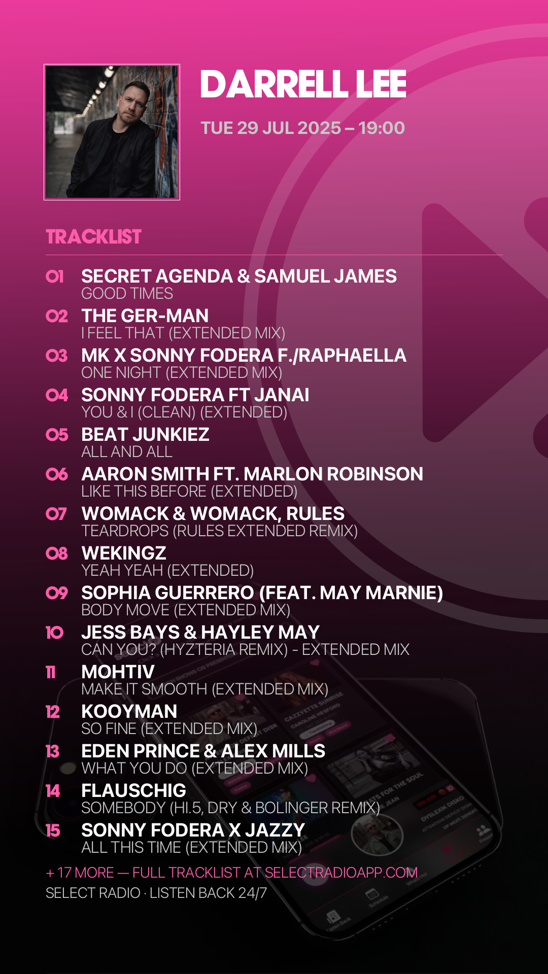 Tracklist Story Preview