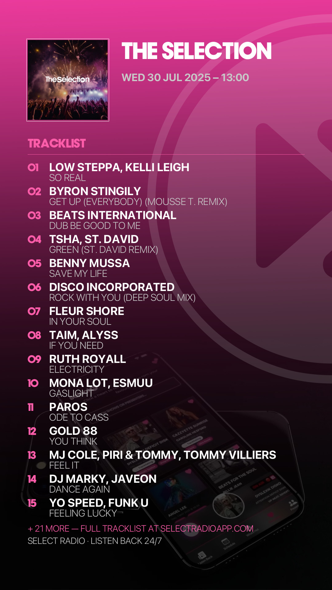 Tracklist Story Preview