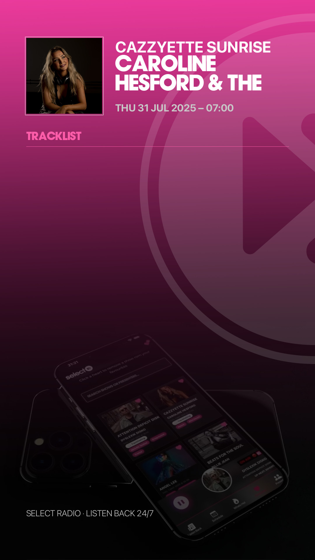 Tracklist Story Preview
