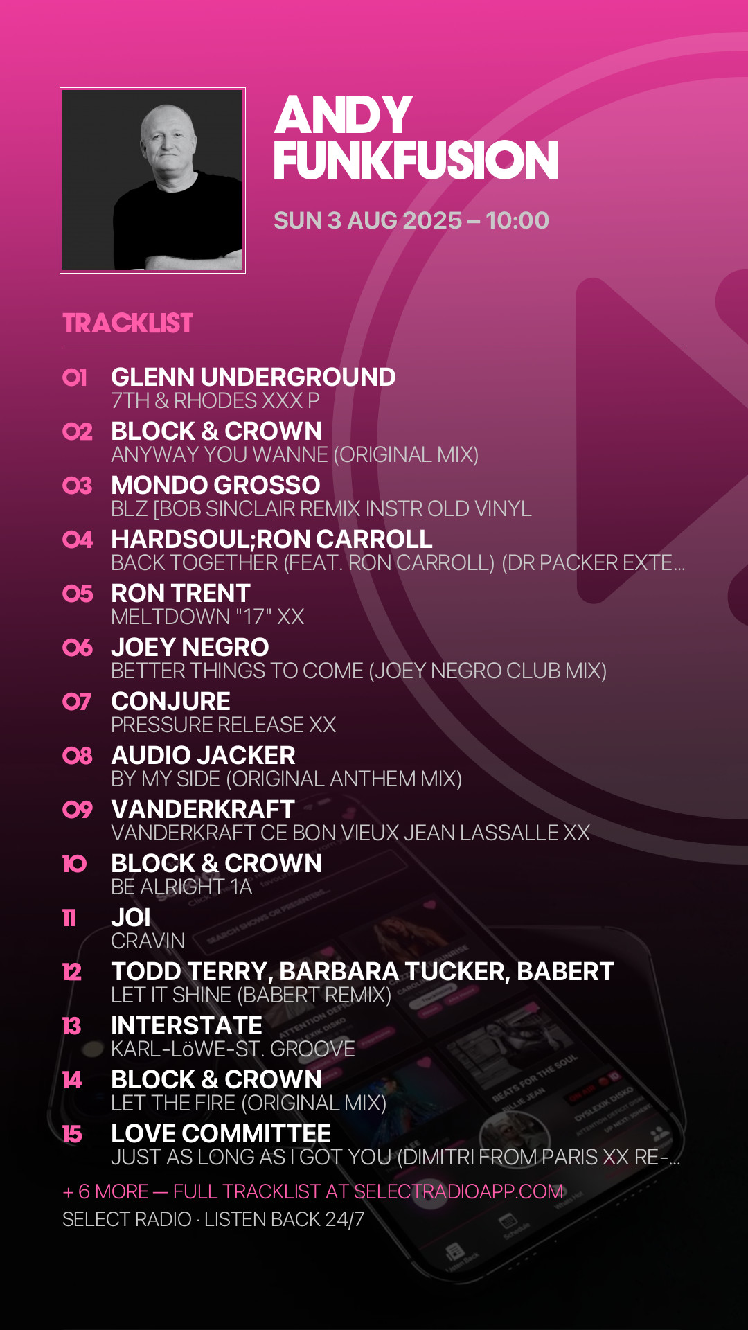 Tracklist Story Preview