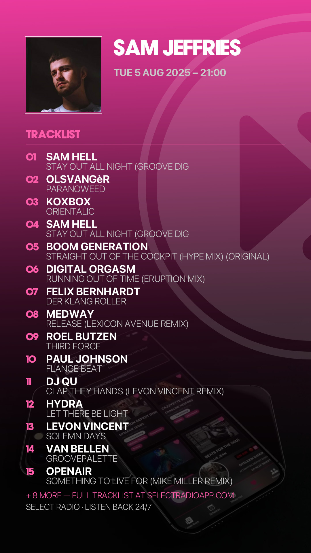 Tracklist Story Preview