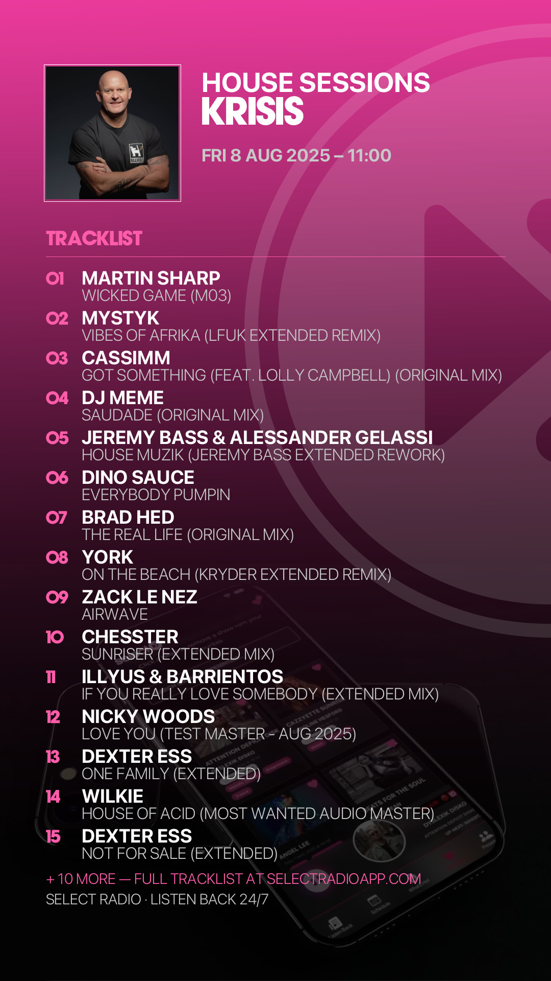 Tracklist Story Preview