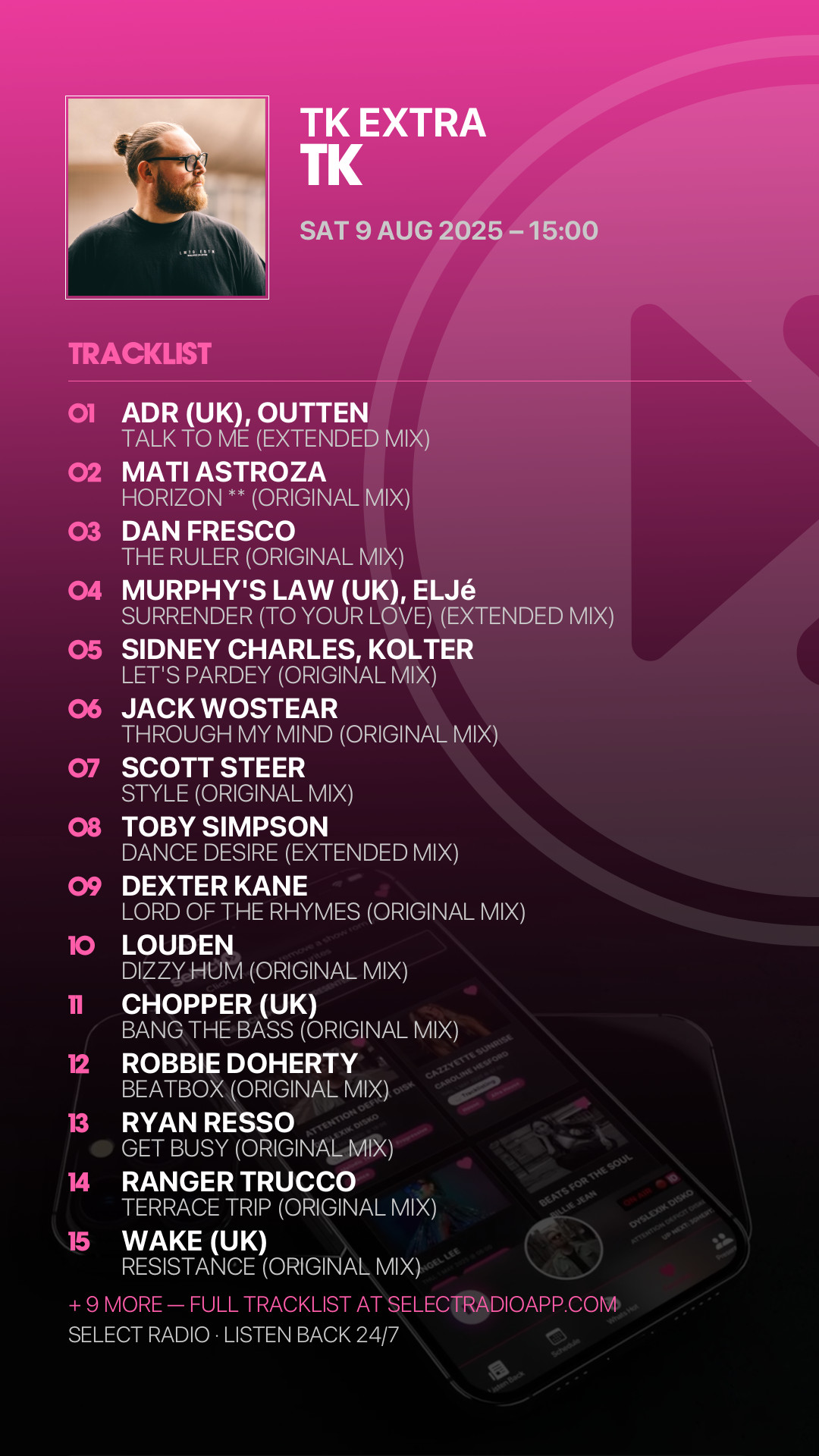 Tracklist Story Preview