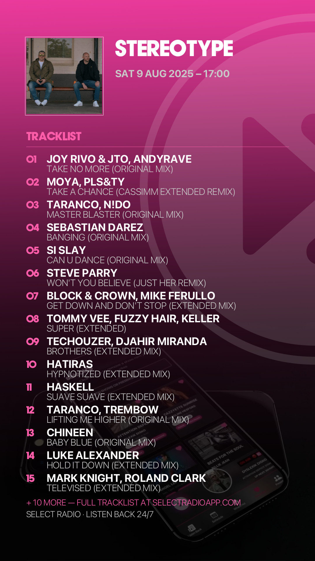 Tracklist Story Preview