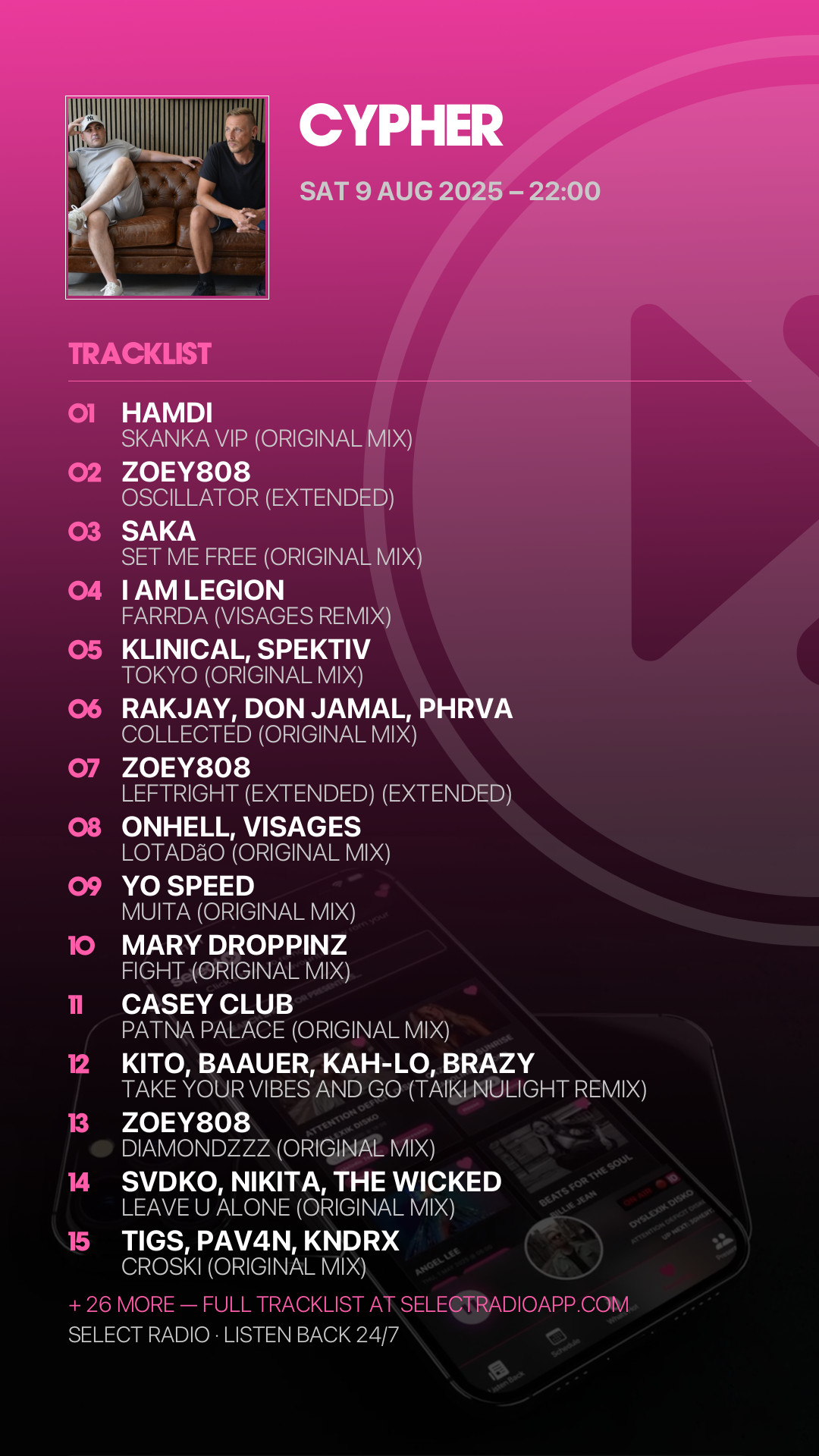 Tracklist Story Preview