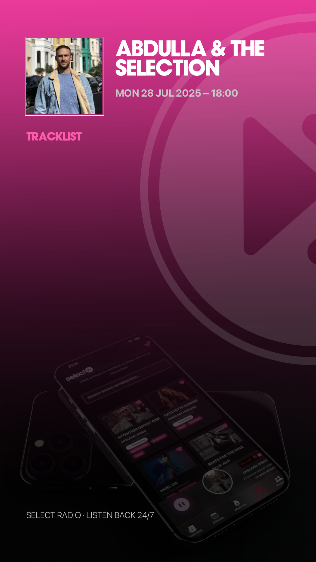 Tracklist Story Preview