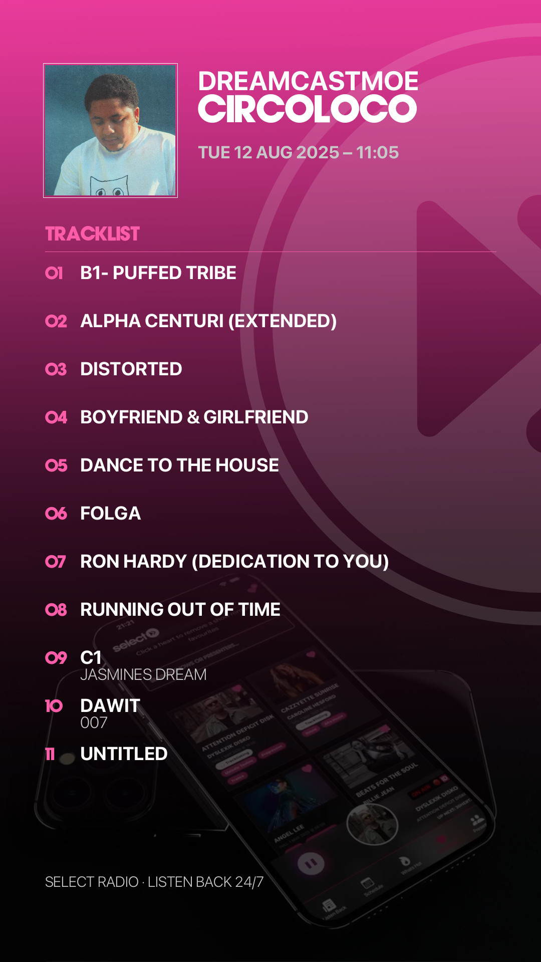 Tracklist Story Preview