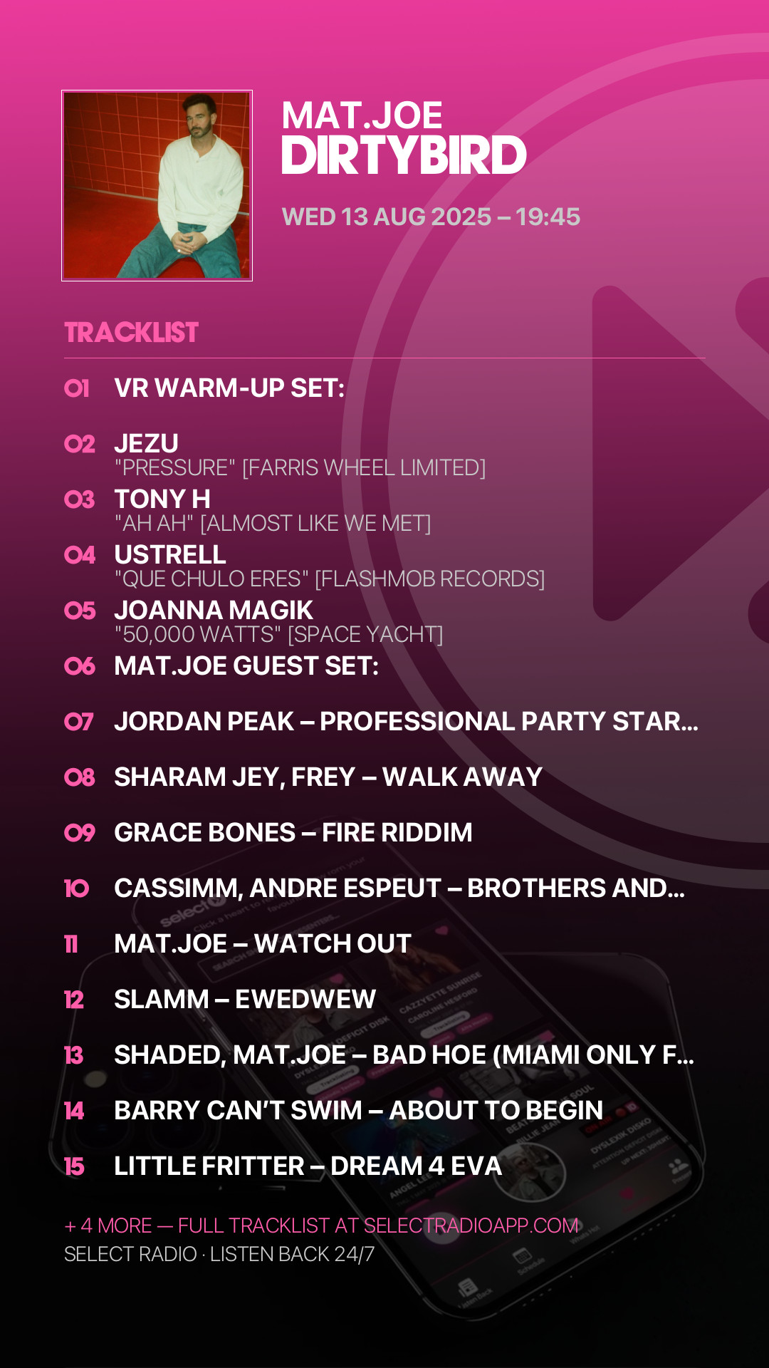 Tracklist Story Preview