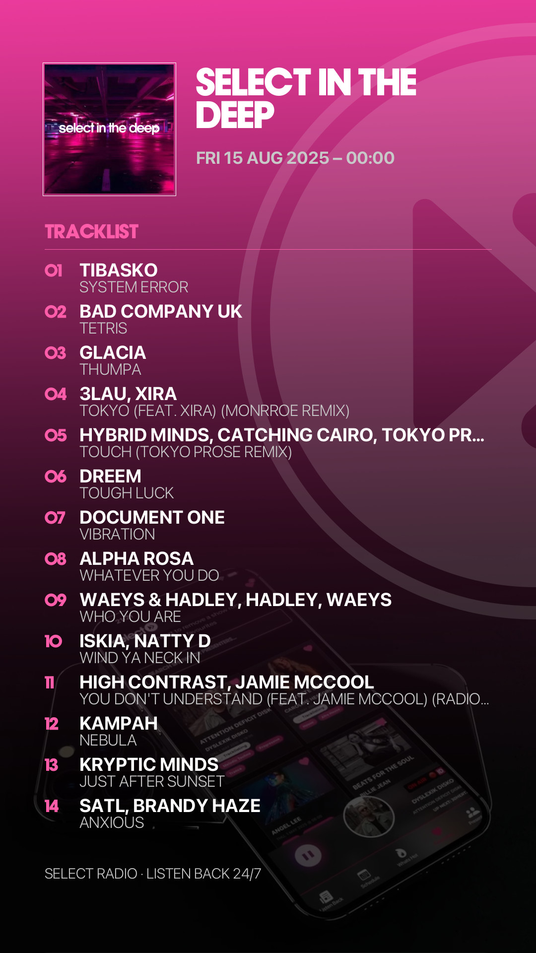 Tracklist Story Preview