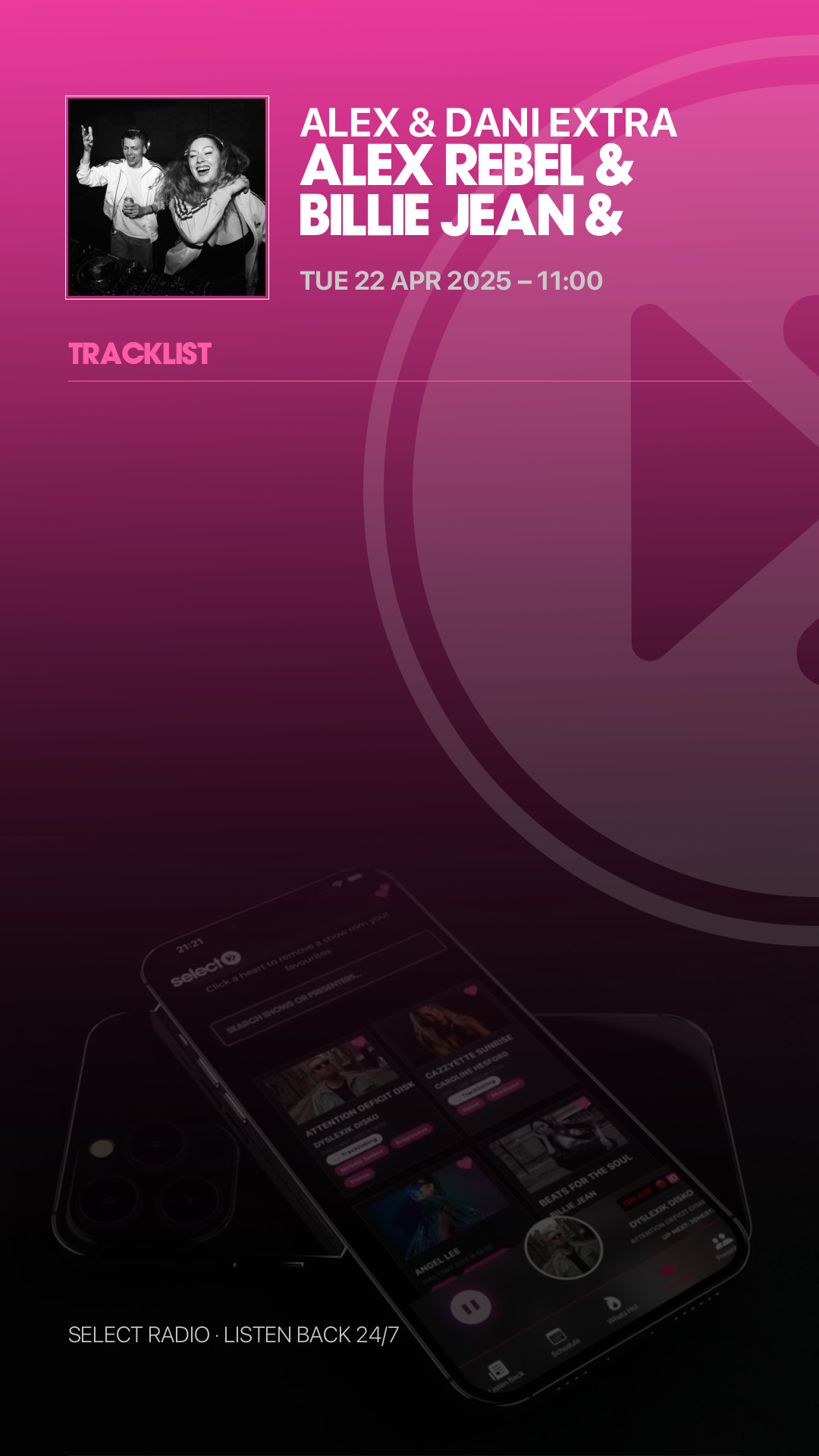 Tracklist Story Preview