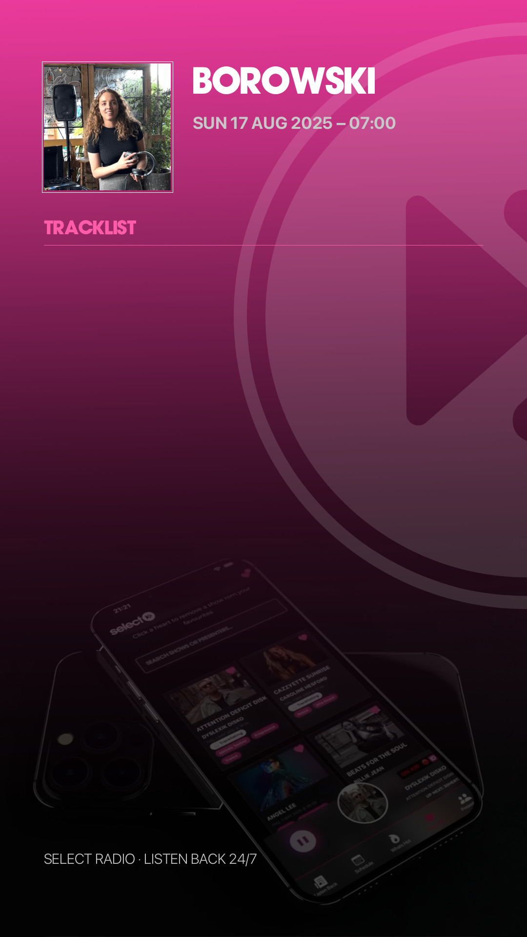 Tracklist Story Preview