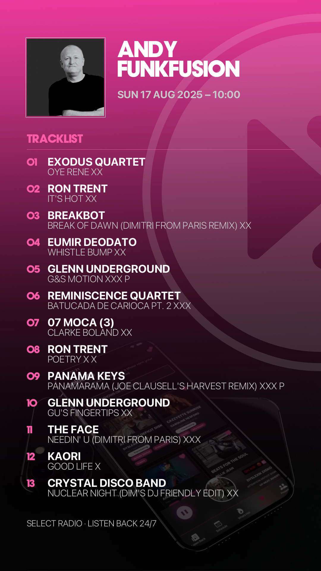 Tracklist Story Preview