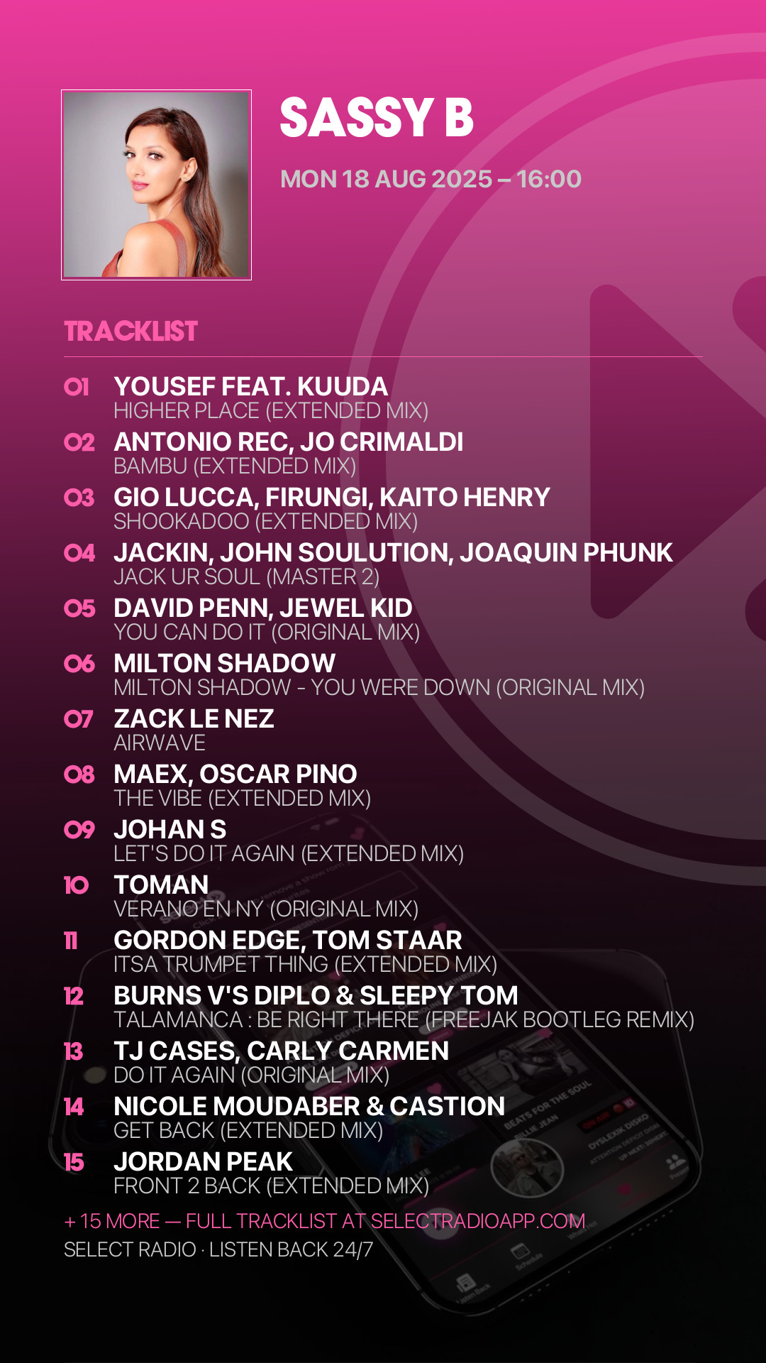 Tracklist Story Preview