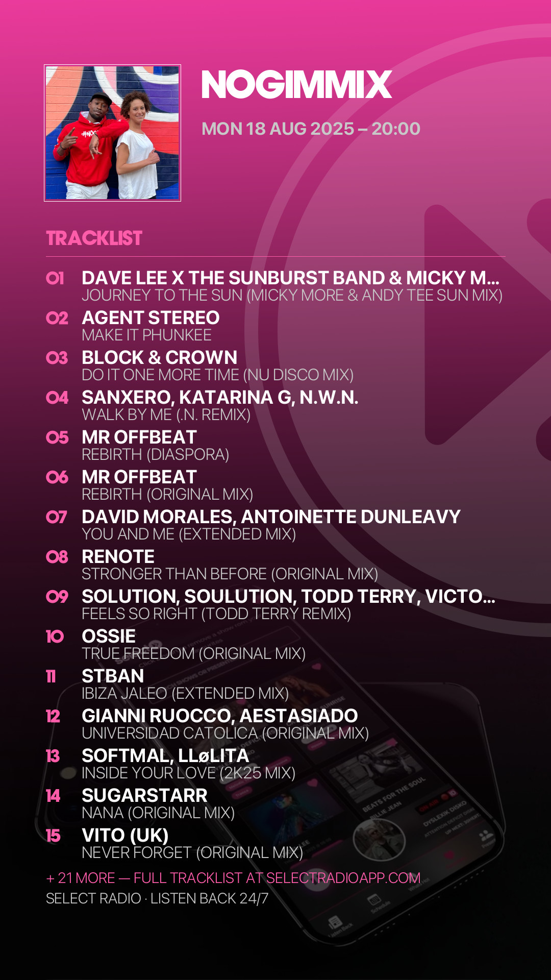 Tracklist Story Preview