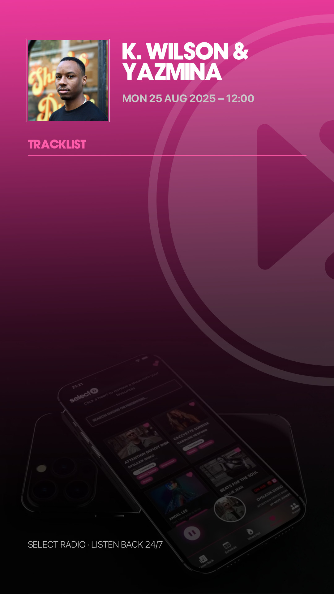 Tracklist Story Preview