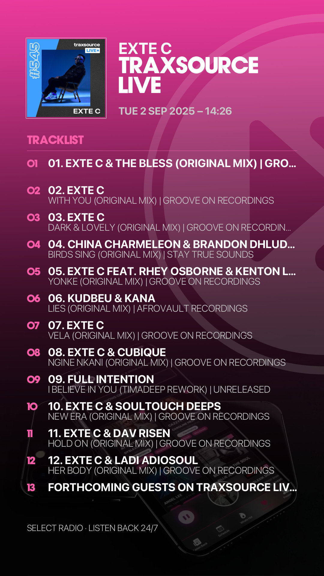 Tracklist Story Preview