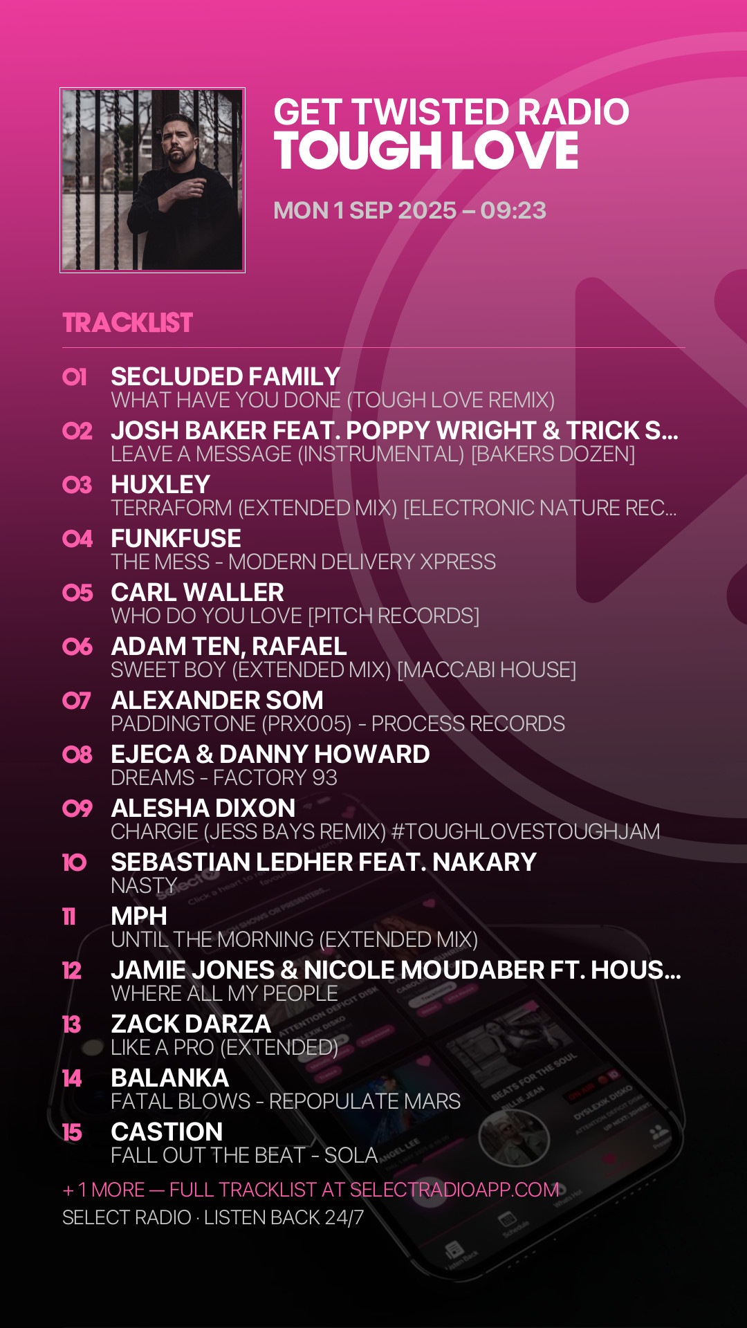 Tracklist Story Preview