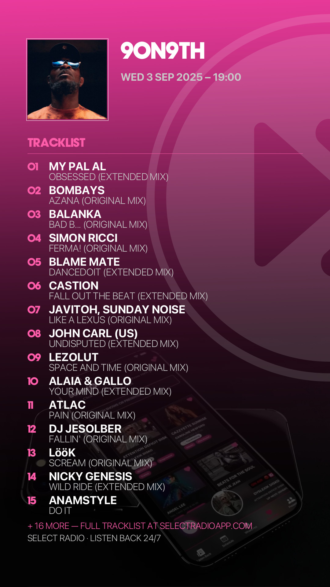 Tracklist Story Preview
