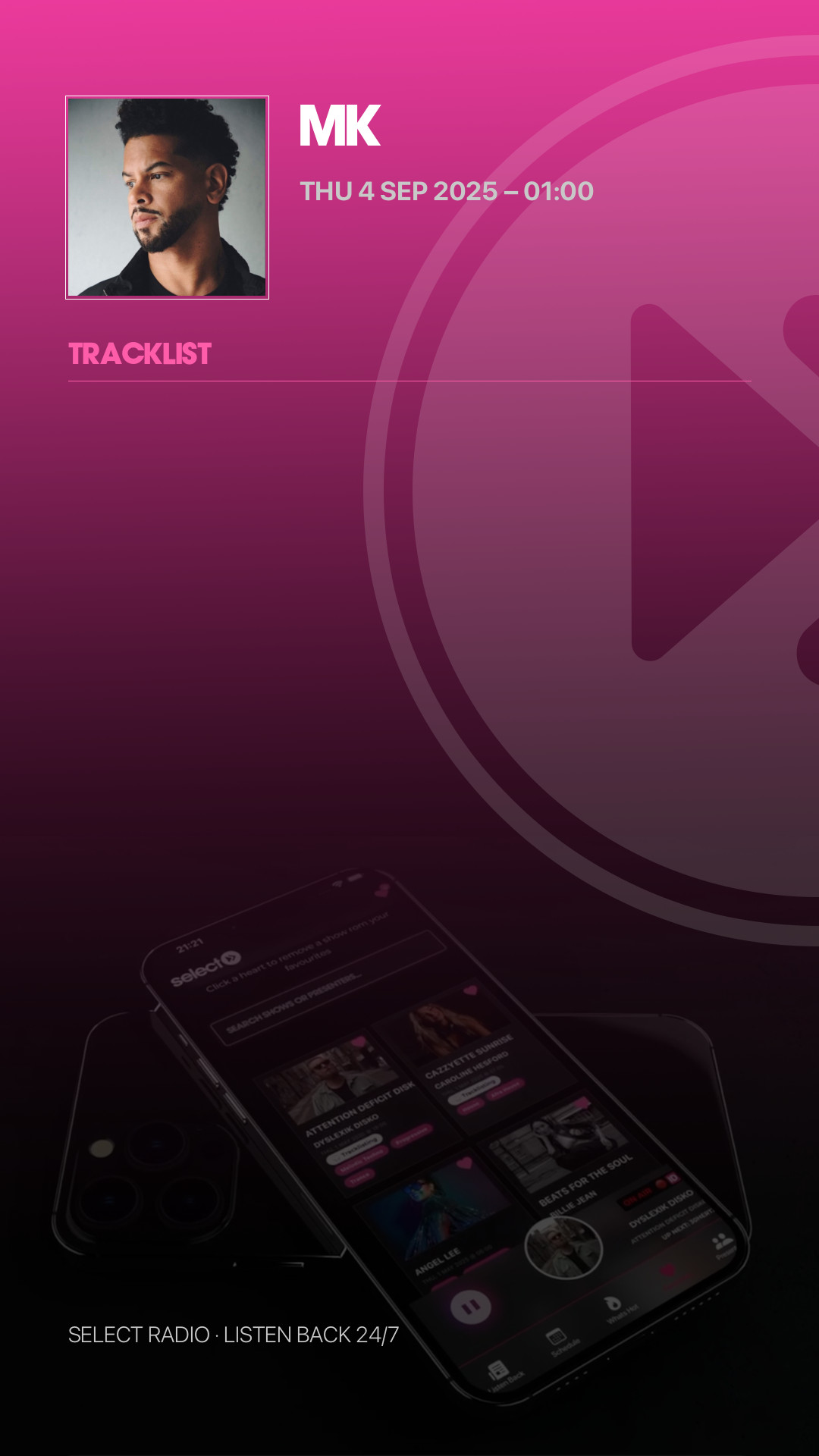 Tracklist Story Preview