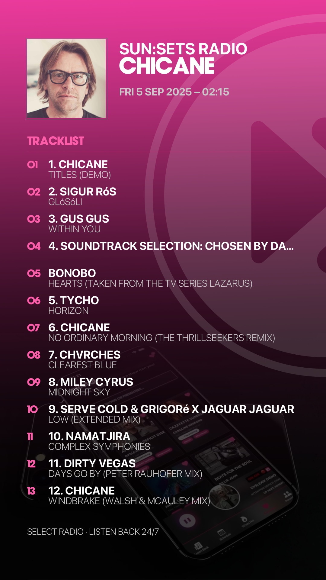 Tracklist Story Preview