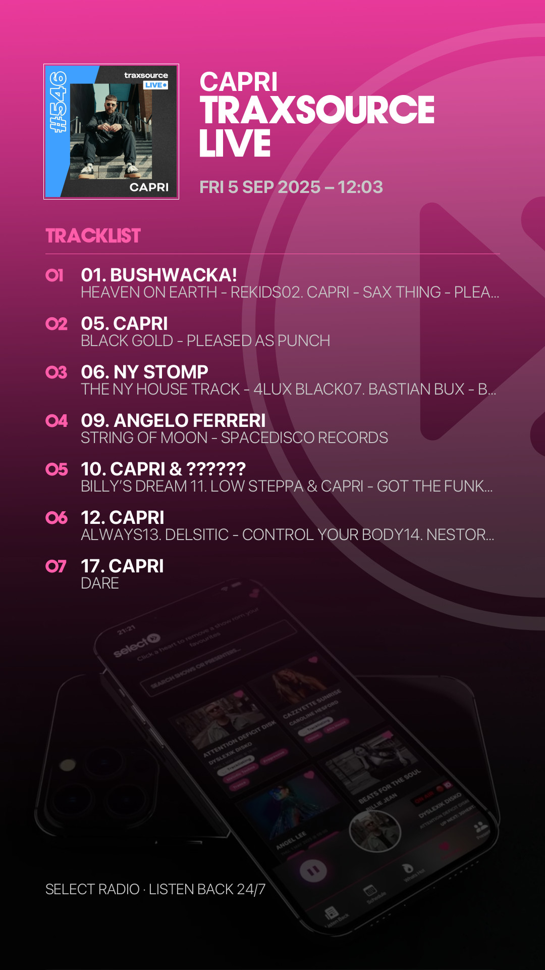 Tracklist Story Preview
