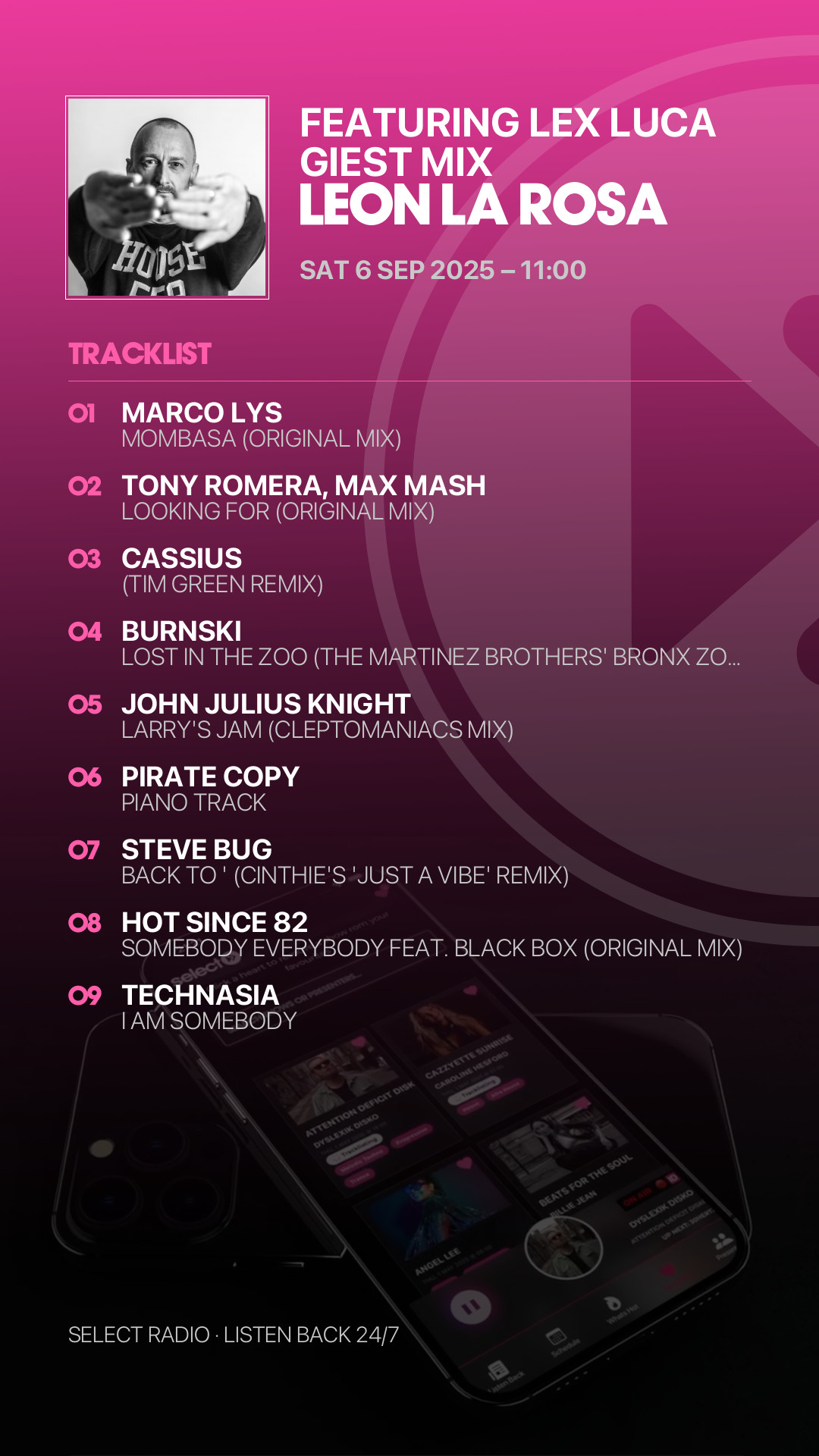 Tracklist Story Preview