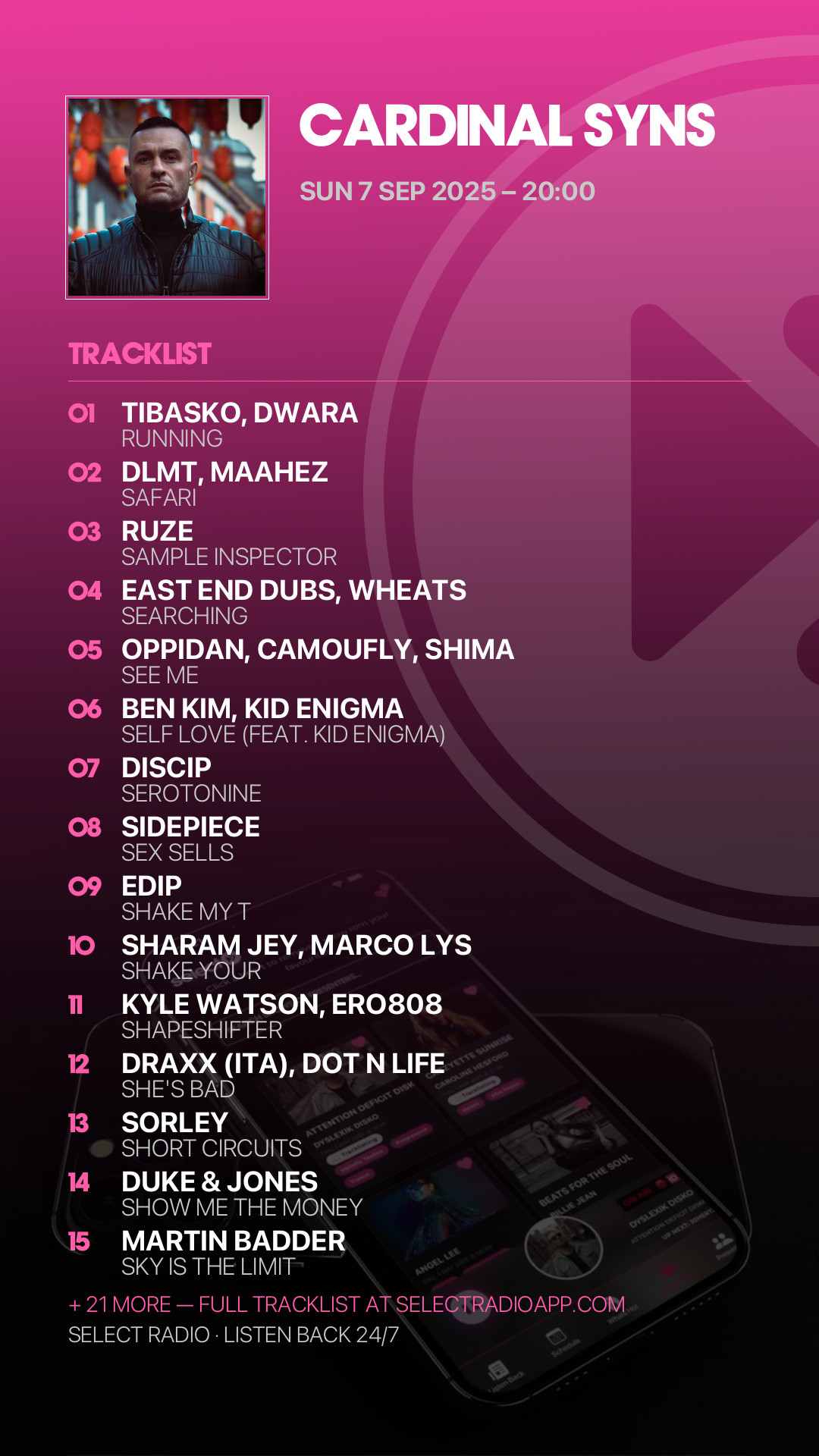 Tracklist Story Preview