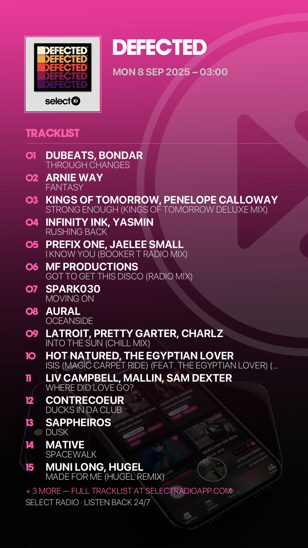 Tracklist Story Preview