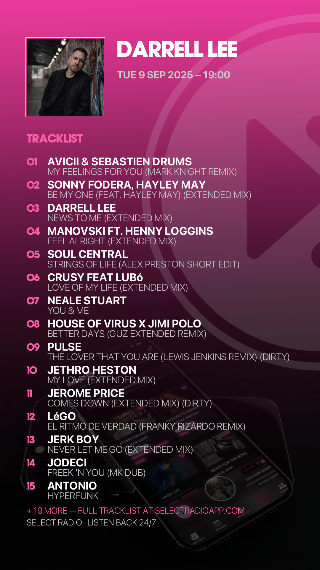Tracklist Story Preview