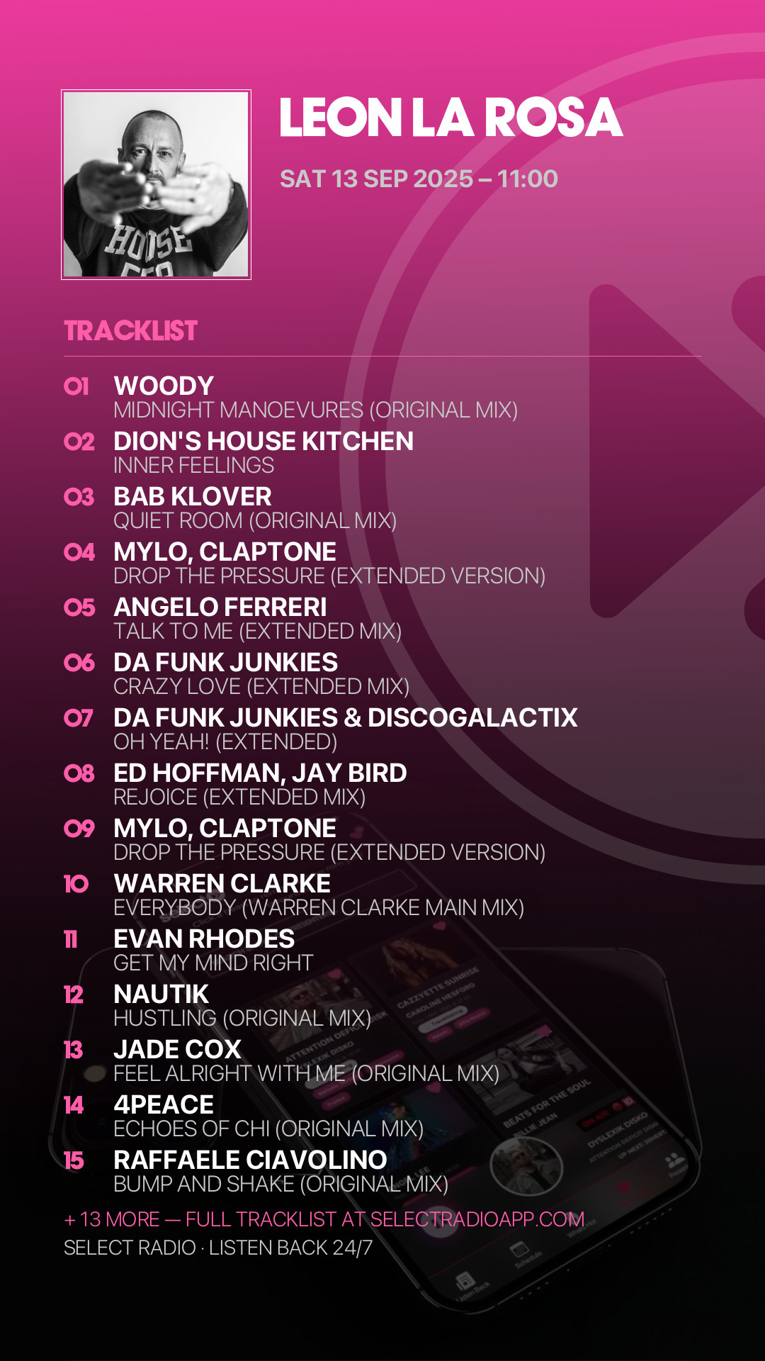 Tracklist Story Preview