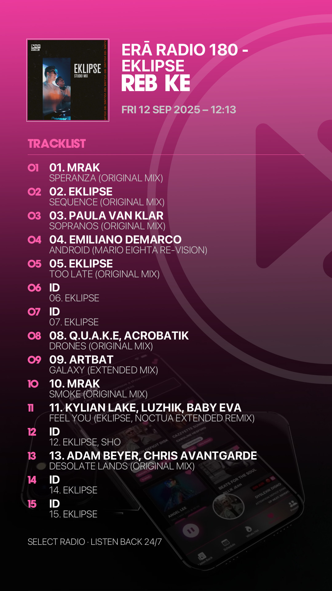 Tracklist Story Preview