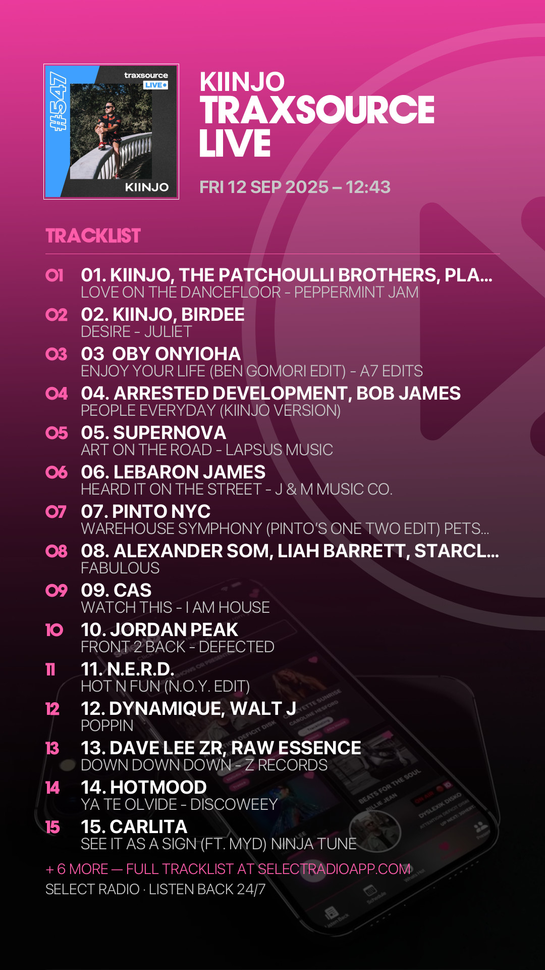 Tracklist Story Preview