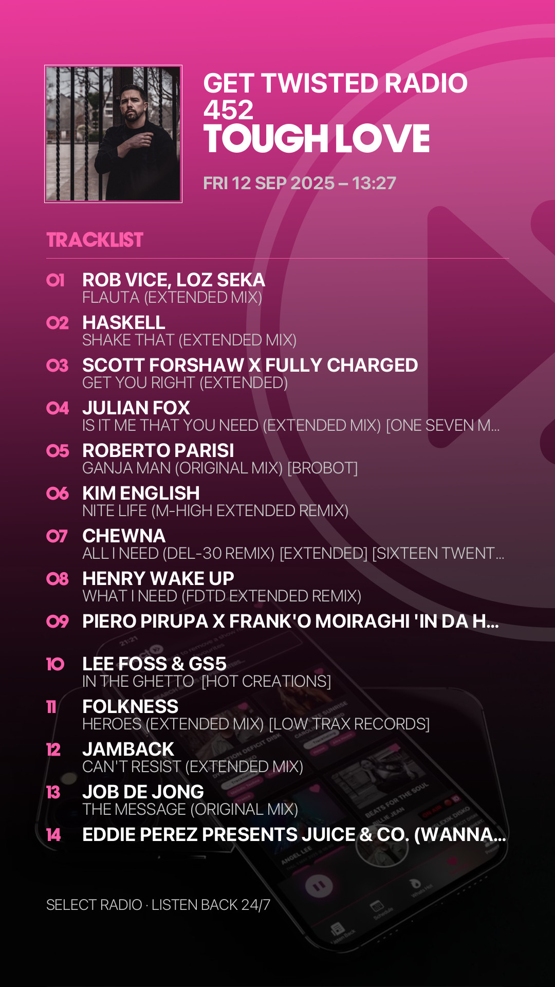 Tracklist Story Preview