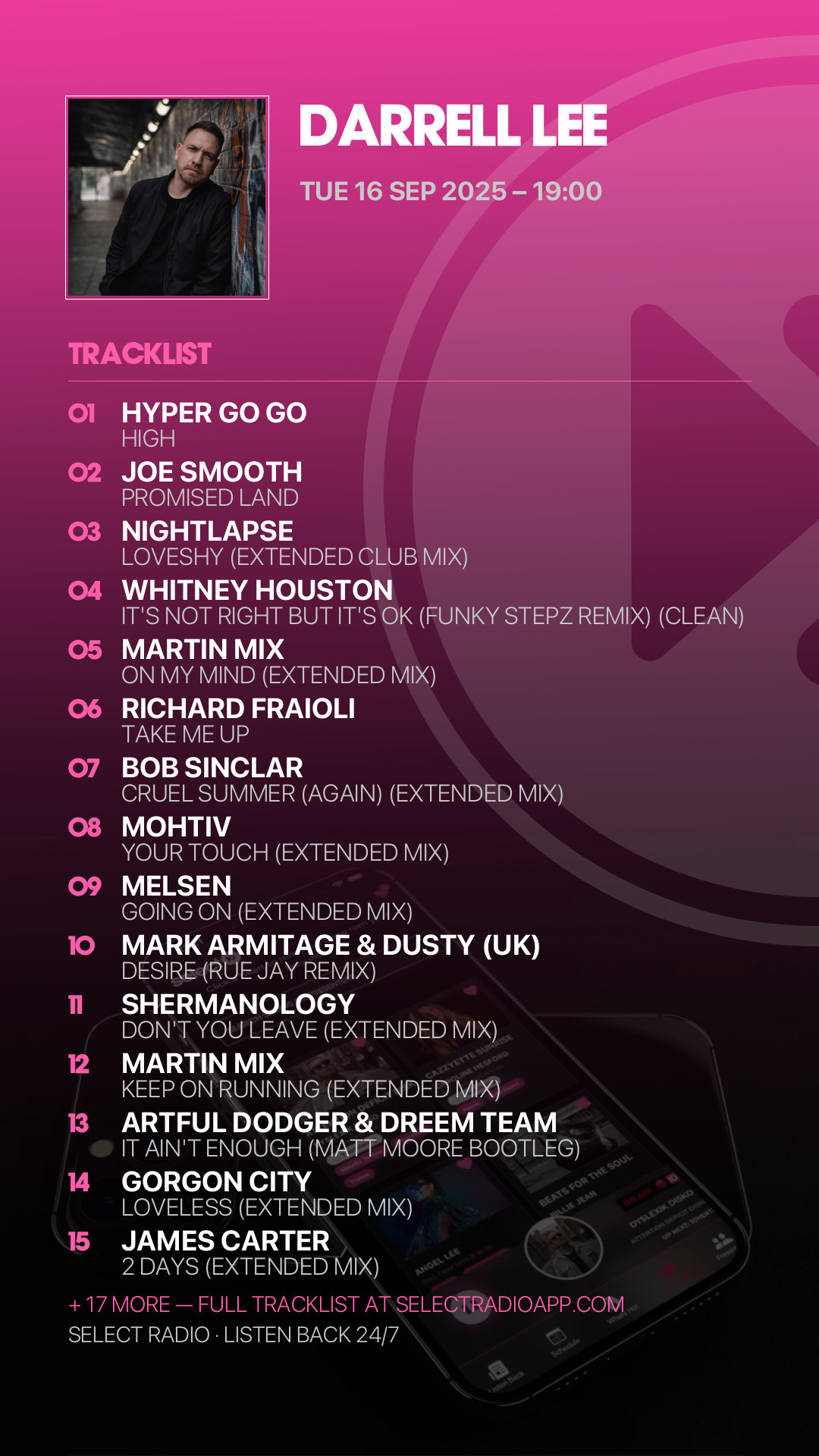 Tracklist Story Preview