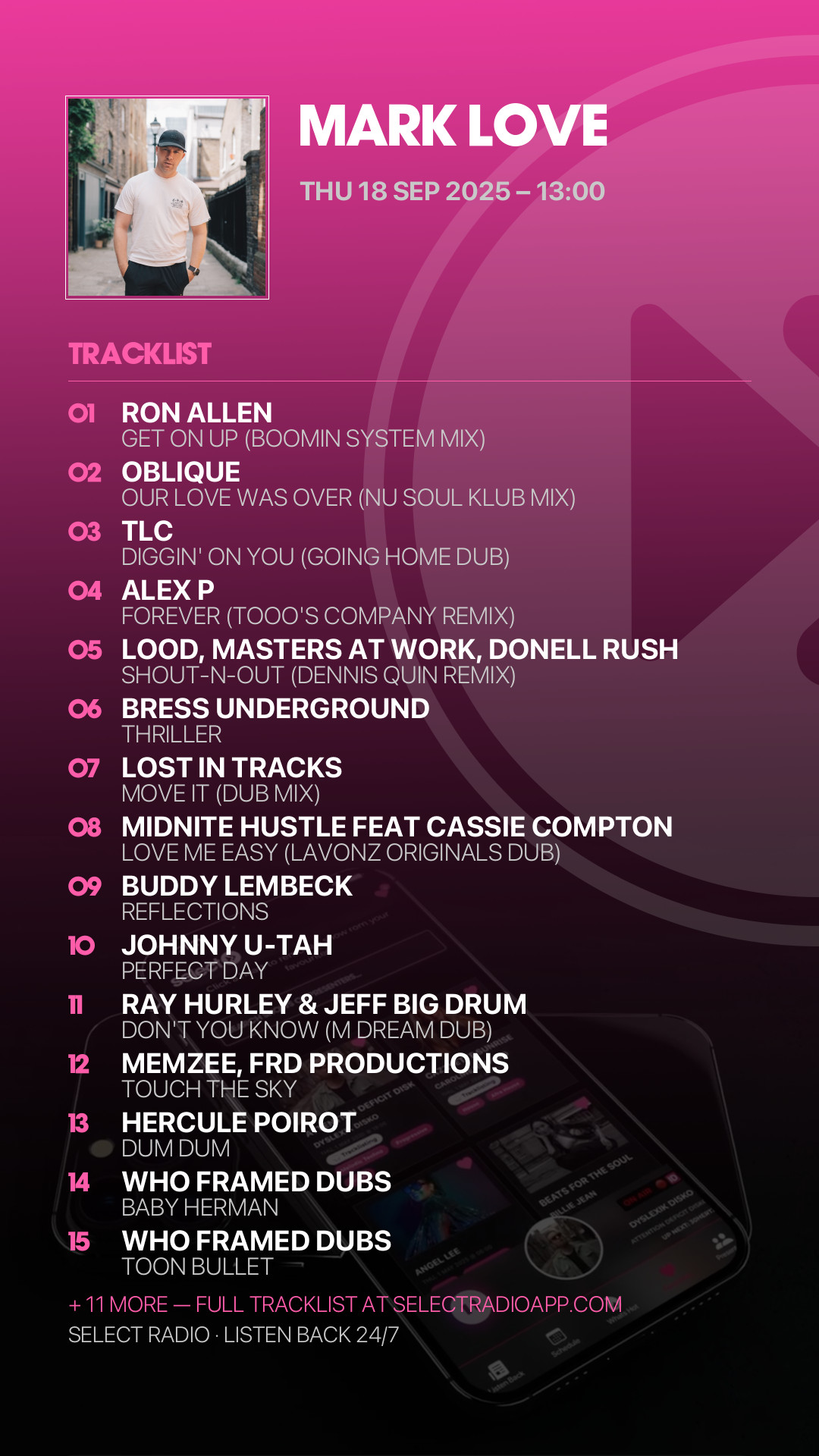 Tracklist Story Preview