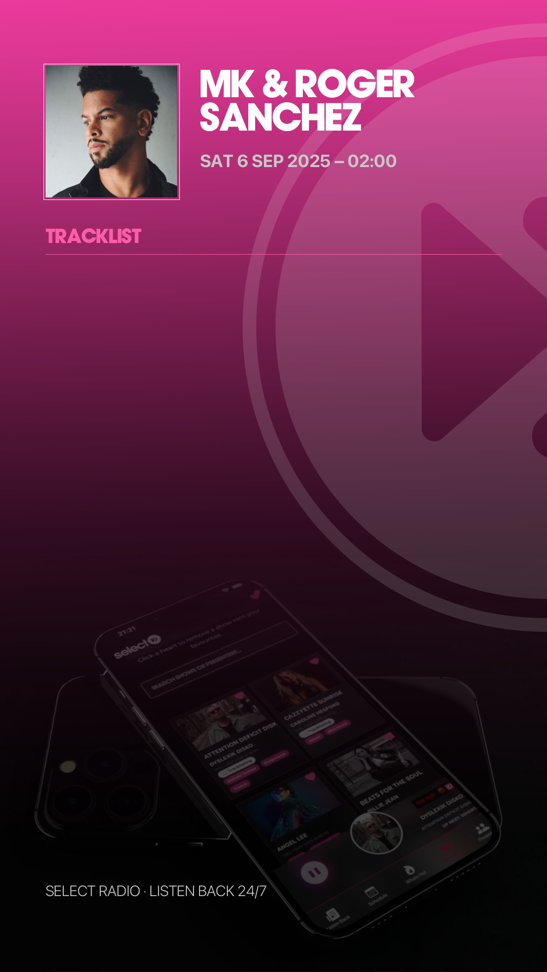 Tracklist Story Preview
