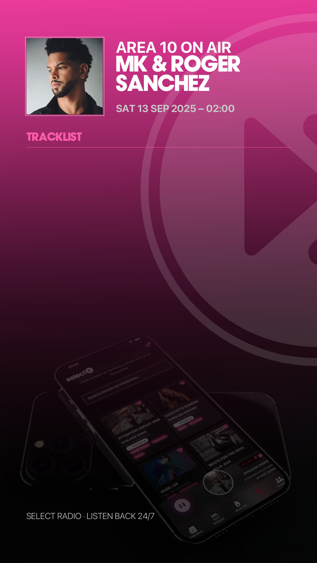 Tracklist Story Preview