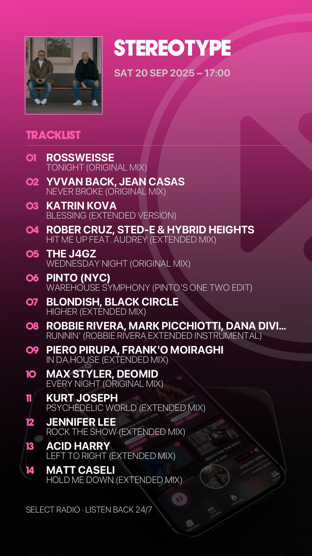 Tracklist Story Preview