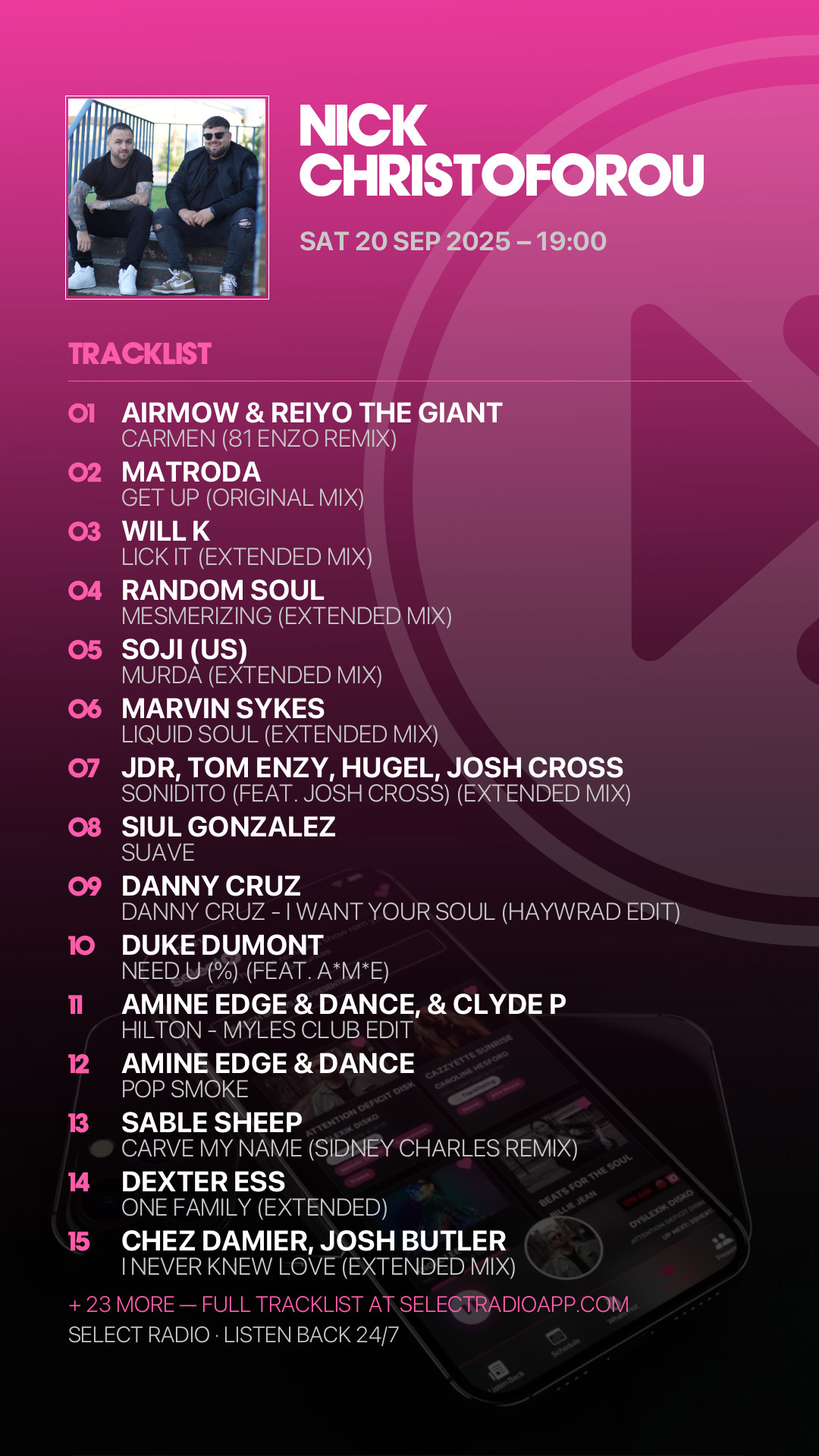 Tracklist Story Preview