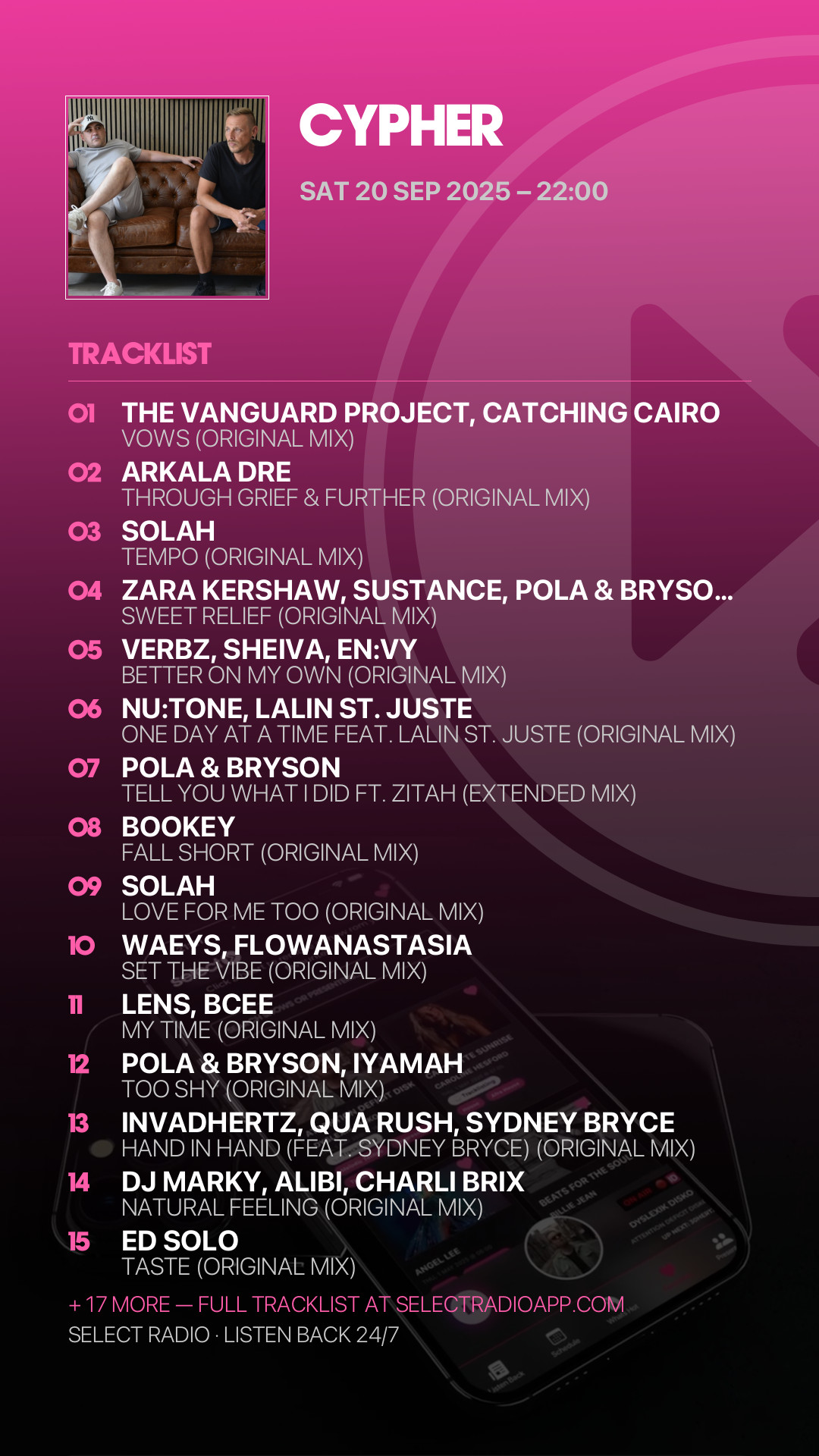 Tracklist Story Preview
