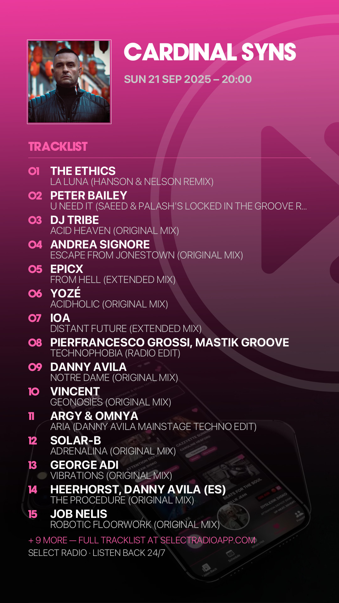 Tracklist Story Preview