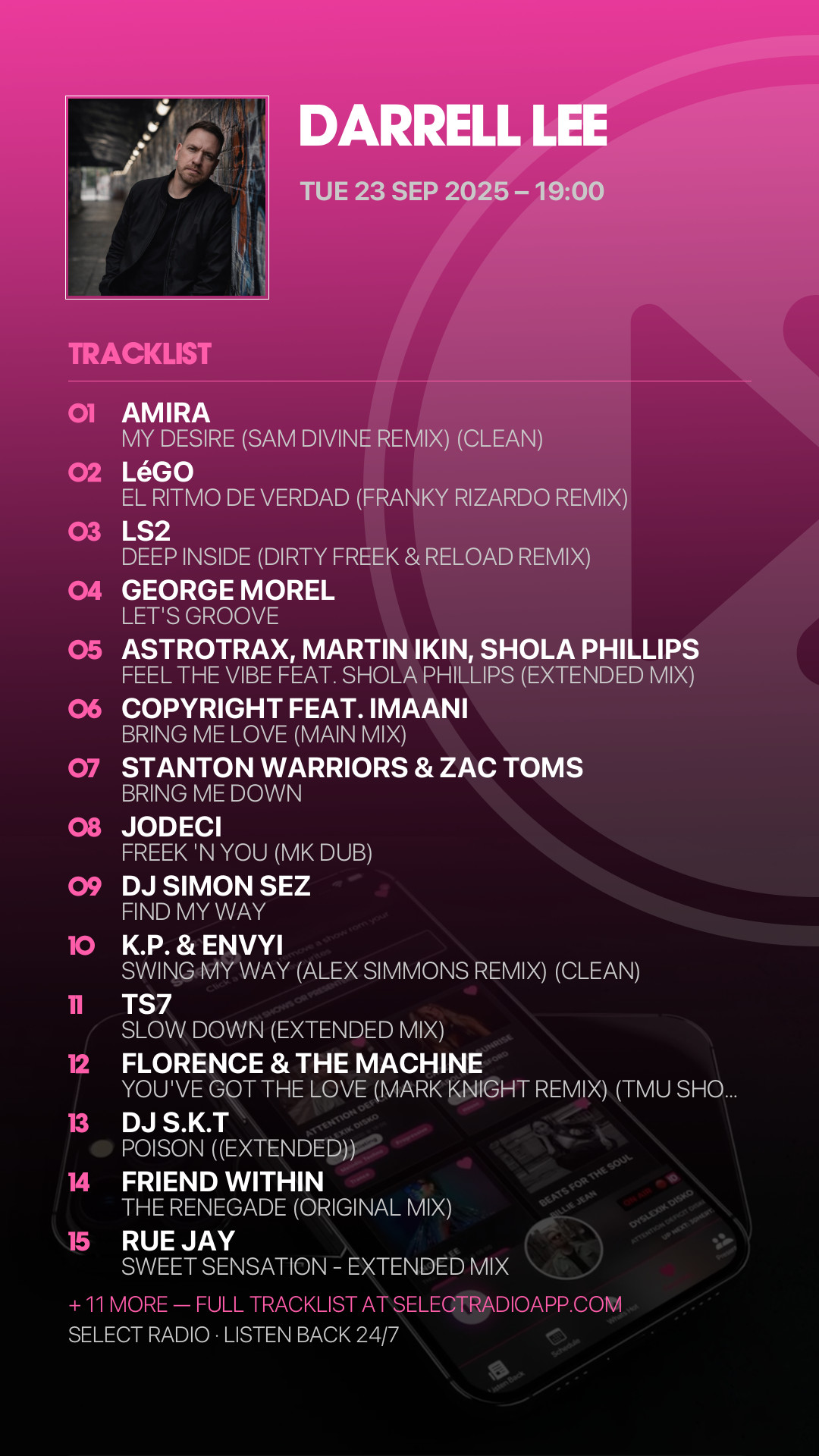 Tracklist Story Preview