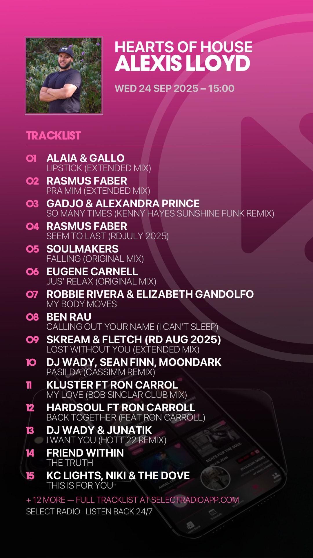 Tracklist Story Preview