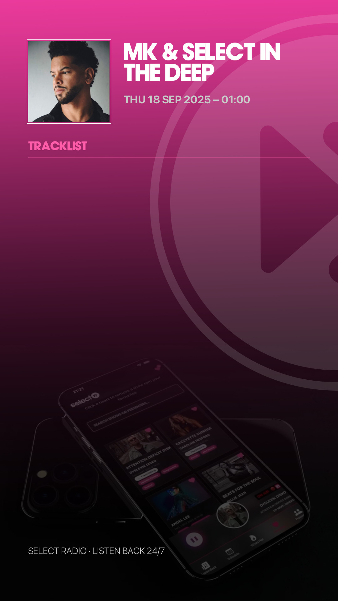 Tracklist Story Preview