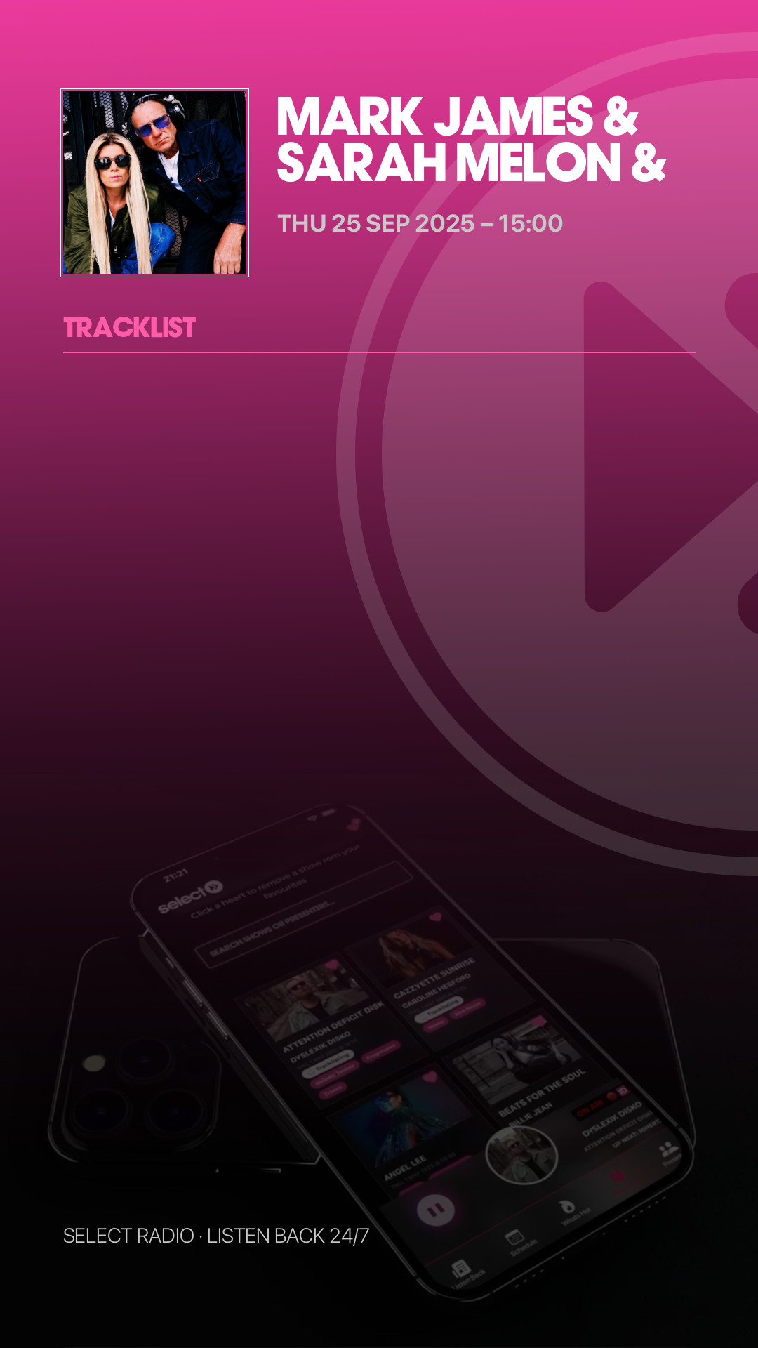 Tracklist Story Preview