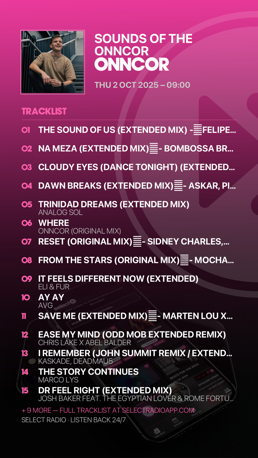 Tracklist Story Preview