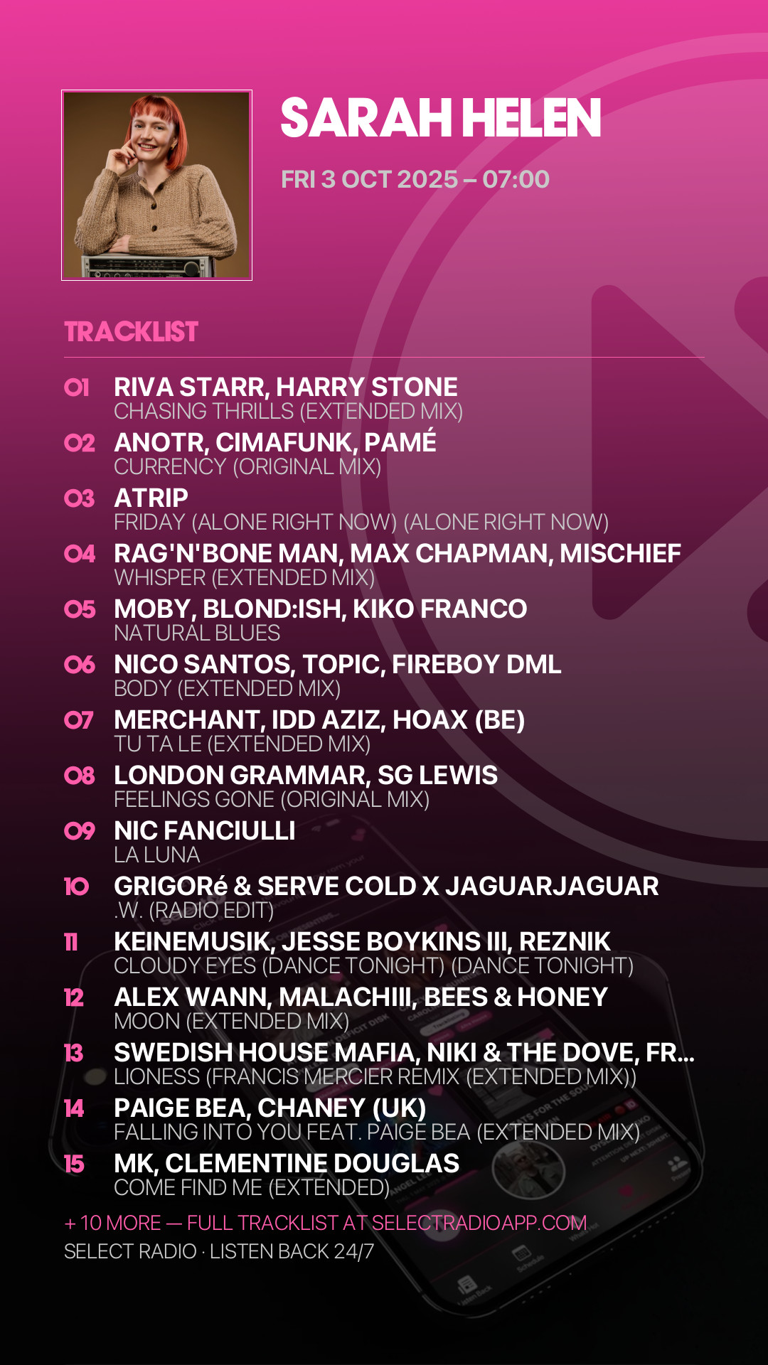 Tracklist Story Preview