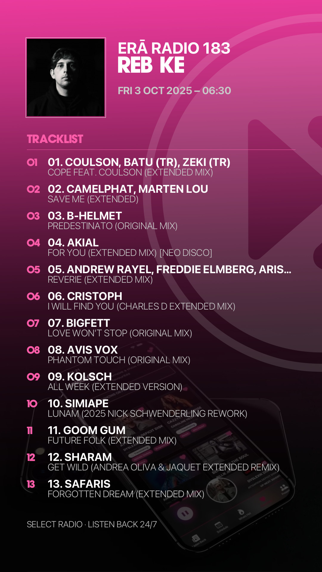 Tracklist Story Preview