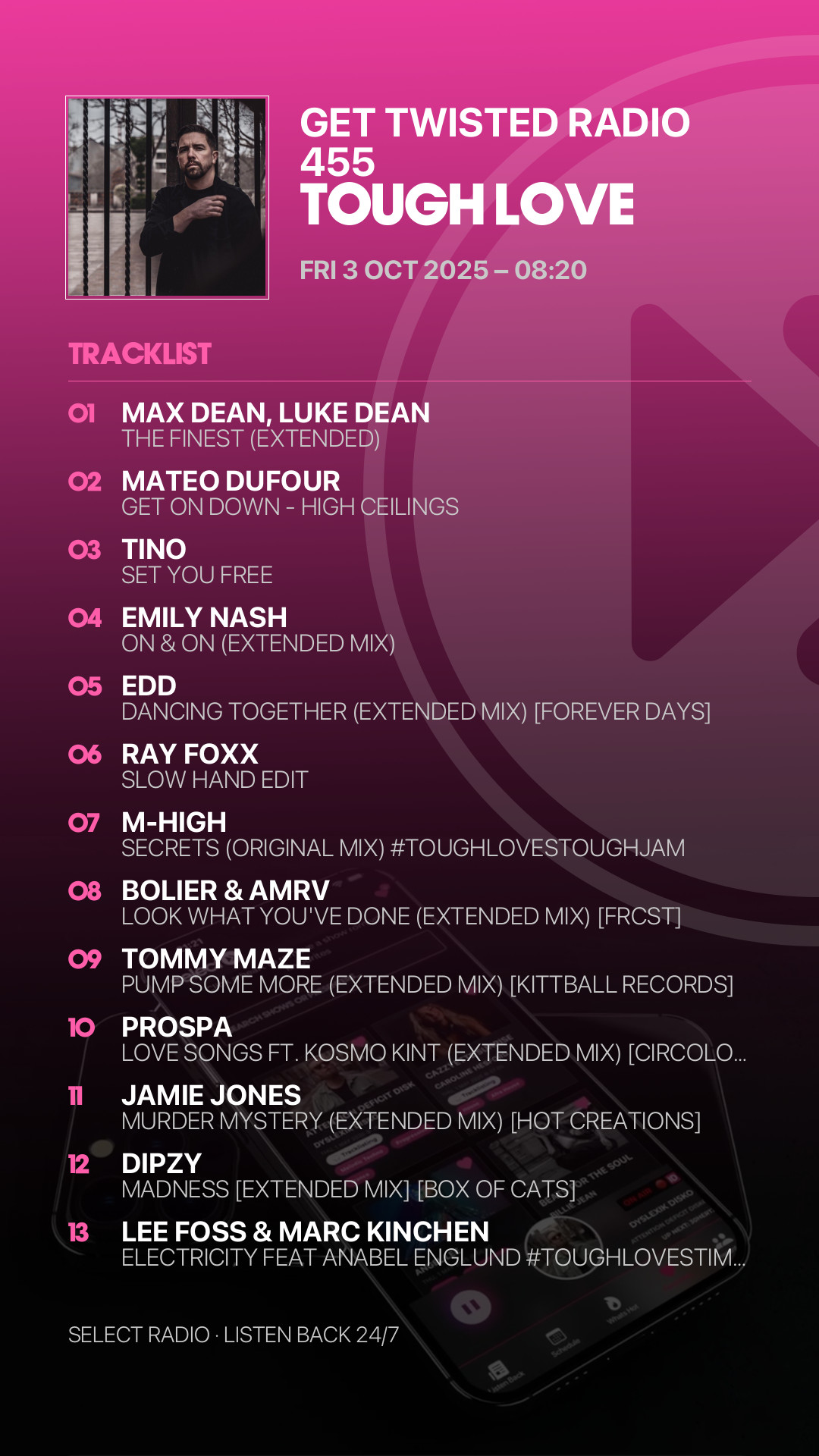 Tracklist Story Preview
